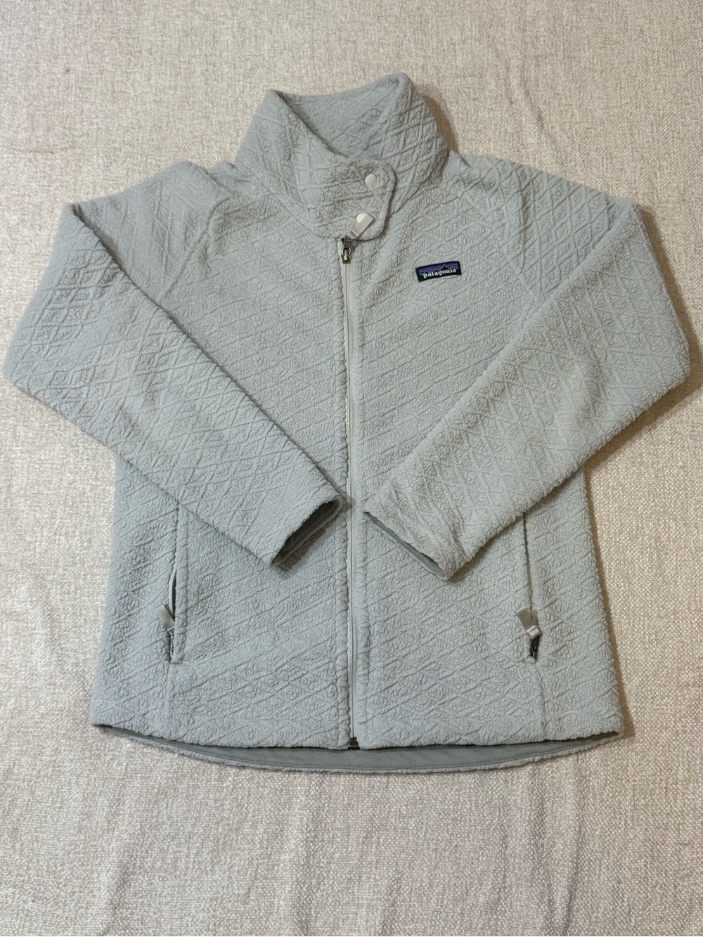 Patagonia Capra Fleece Jacket Womens M Gray Gorpcore Outdoor Full Zip